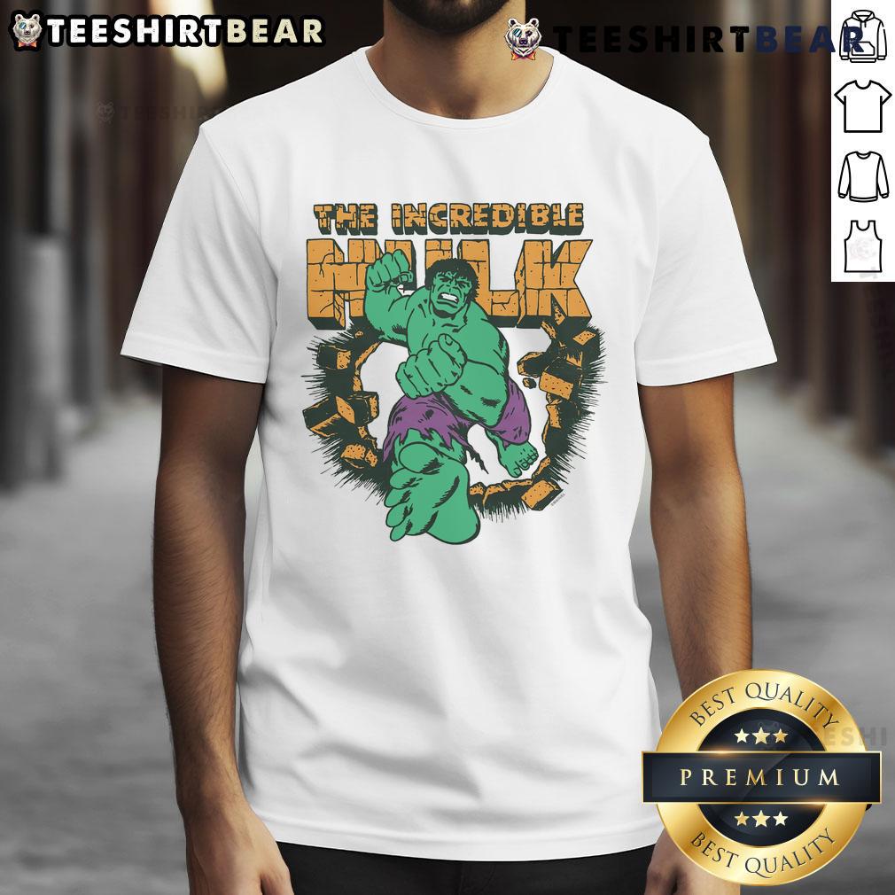 Awesome The Incredible Hulk T-Shirt featuring a vibrant Hulk graphic, perfect for Marvel fans and comic book lovers.