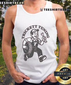 Awesome Trickett England tuning tank top featuring a stylish design and vibrant colors, perfect for casual wear.
