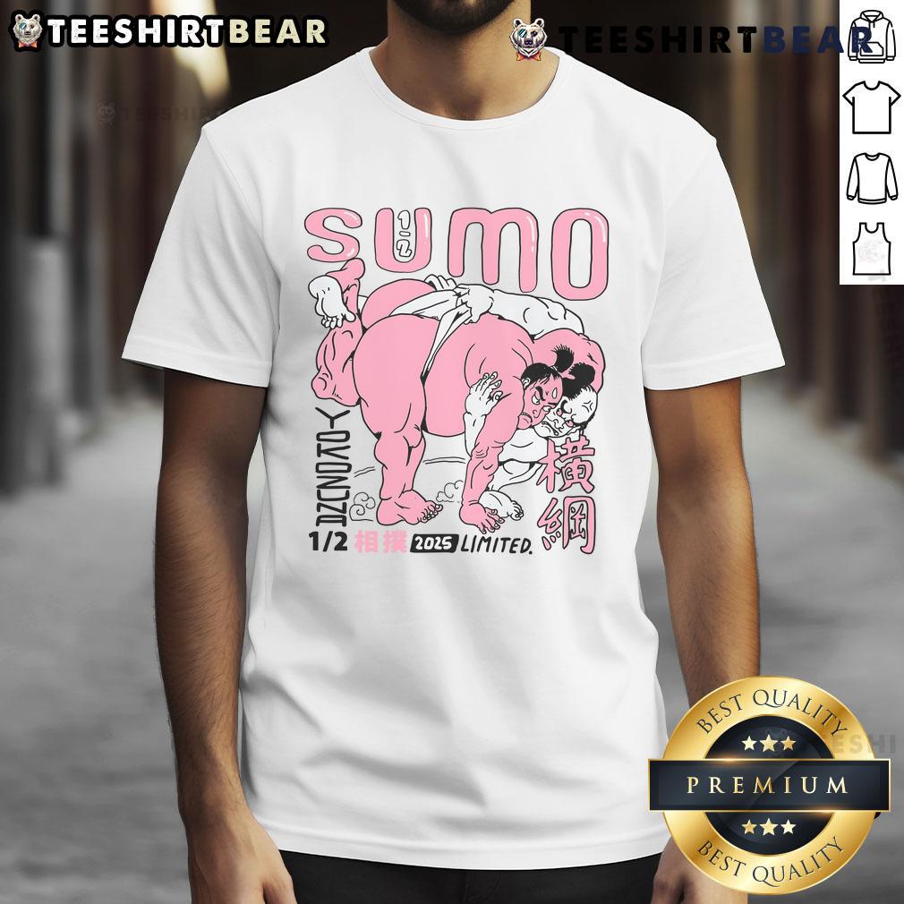 Awesome Yokozuna Sumu 2025 Limited T-Shirt featuring bold graphics and unique design for sumo wrestling fans.