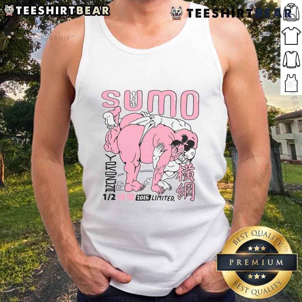 Awesome Yokozuna Sumo 2025 Limited Tank Top featuring bold graphics and a comfortable fit for fans of sumo wrestling.