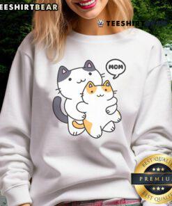Cute Best Cat Mom Ever Sweatshirt featuring a playful design, perfect for cat lovers and cozy casual wear.