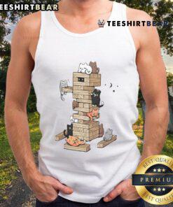 Adorable kittens gaming on a tank top design, perfect for cat lovers and gamers alike. Cute Gaming Kittens Tank Top.