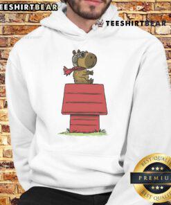 Adorable Cute Snoopybara Hoodie featuring a playful design of Snoopybara, perfect for cozy casual wear.
