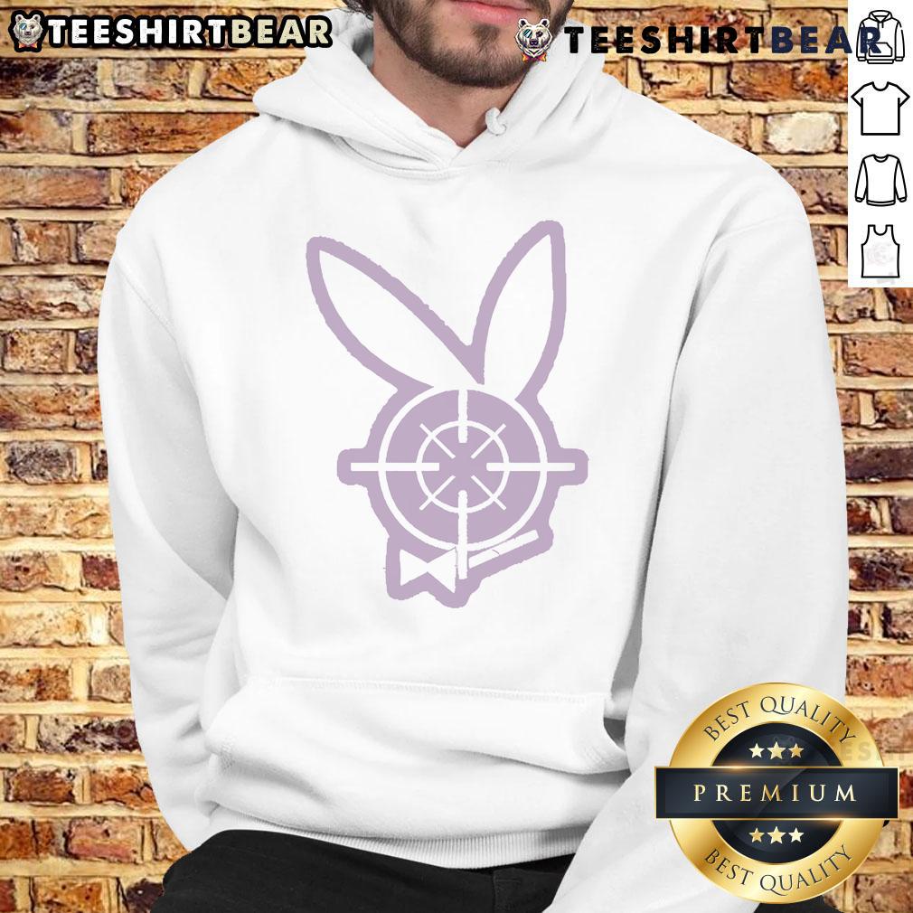 Alt Text: Adorable Vamachara Crosshares bunny hoodie on a model, perfect for cozy outfits and animal lovers.