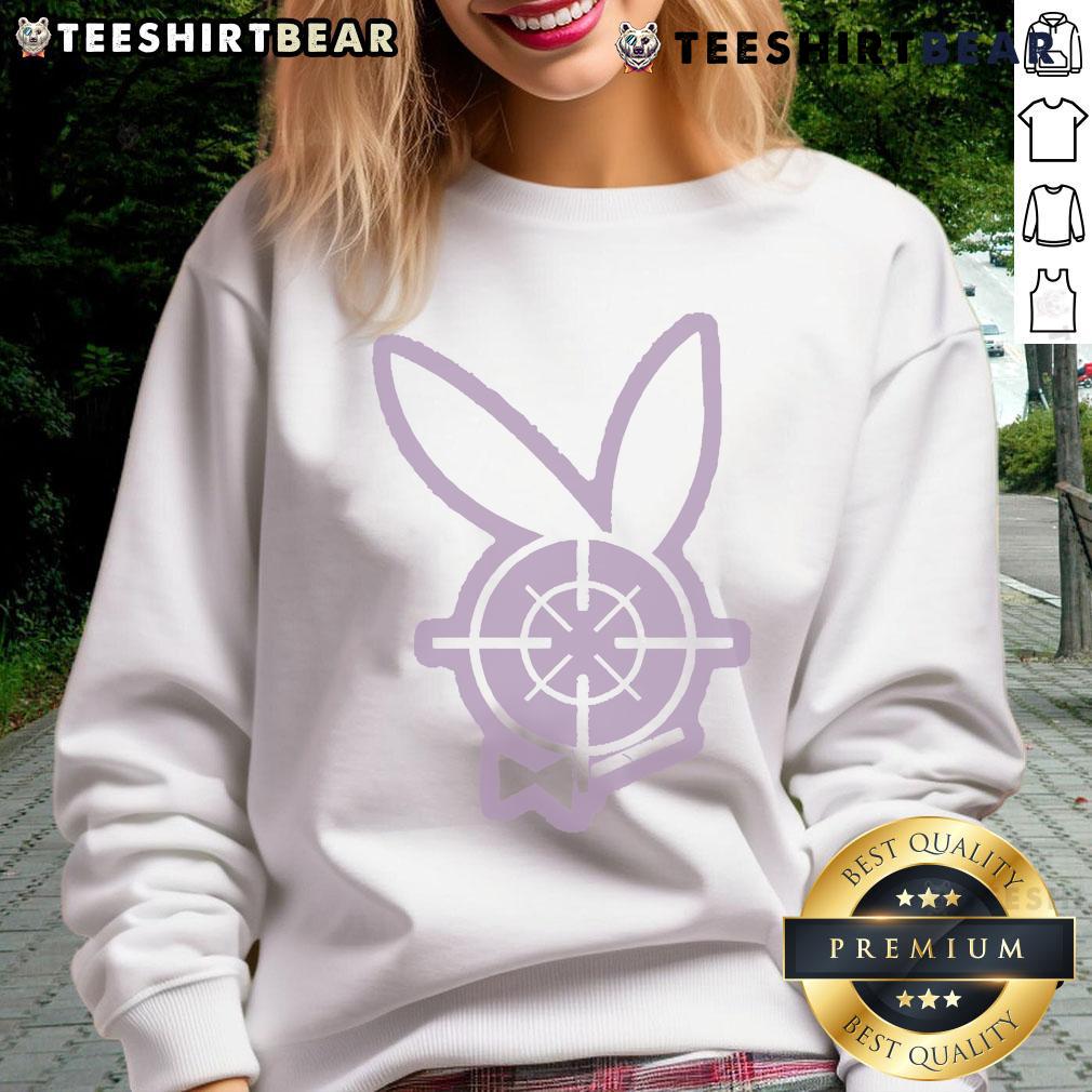 Alt Text: Cute Vamachara Crosshares Bunny sweatshirt featuring a playful bunny design, perfect for cozy and stylish outfits.