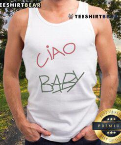 Funny Father of the Bride Matty Banks Ciao Baby tank top featuring a humorous design perfect for wedding celebrations.
