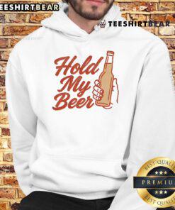 Funny Hold My Beer Hoodie featuring a humorous graphic design perfect for casual outings and comedy lovers.