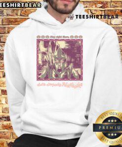 Funny Skyrim hoodie featuring 'Stop Right There, You're Criminally Handsome' design for gaming fans.