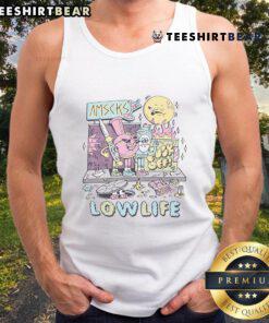 Good American Socks Low Life Tank Top in stylish black, perfect for casual wear and summer outfits.