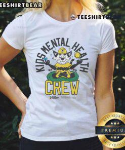 Good Columbus Crew Kids Mental Health Ladies Tee featuring a vibrant design promoting mental wellness for children.