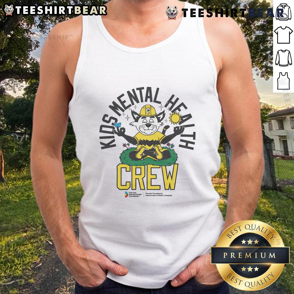 Good Columbus Crew kids' mental health tank top featuring vibrant design, promoting well-being and team spirit for youth.