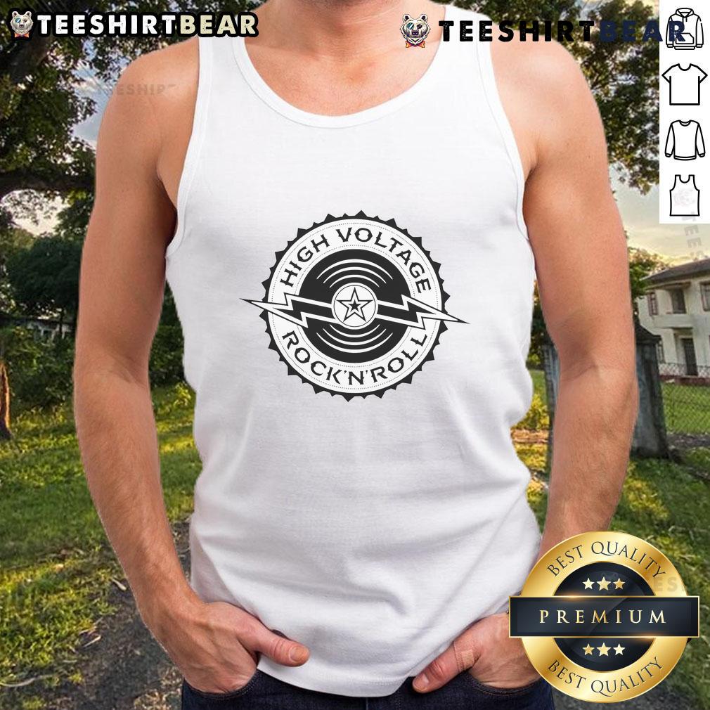 Good Electric Energy rock style tank top featuring a vibrant graphic design, perfect for music lovers and casual wear.