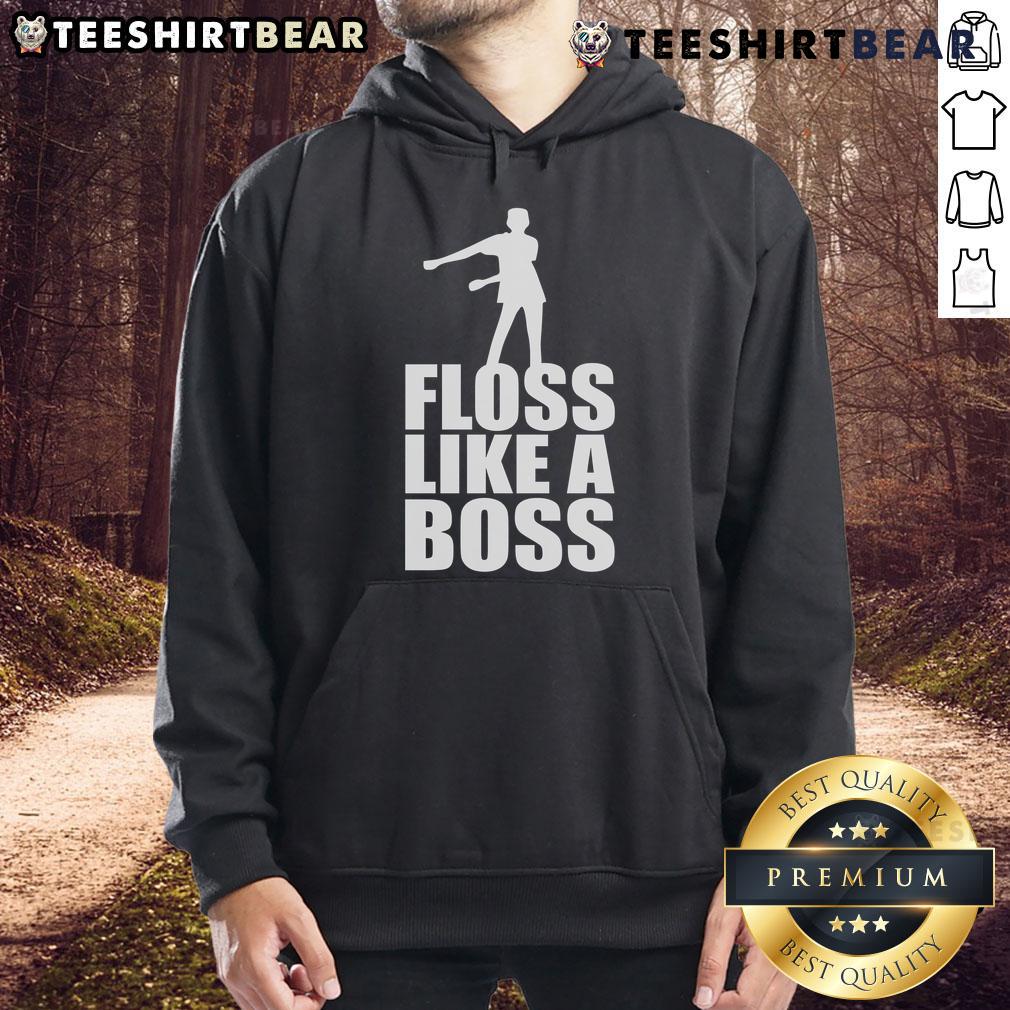 Good Floss Like A Boss Dance Logo Hoodie featuring a vibrant dance graphic, perfect for dance enthusiasts and stylish comfort.