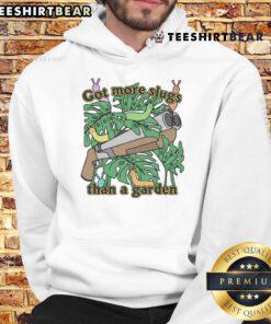 Good Got More Slugs Than A Garden Hoodie featuring a whimsical garden slug design on a cozy hoodie.