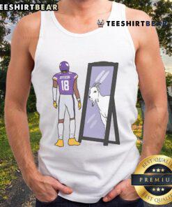 Good Justin Jefferson Mirror Goat Tank Top featuring a stylish design for fans of the NFL star.