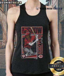 Good MLB The Show Reds Elly De La Cruz tank top featuring vibrant graphics and team colors, perfect for fans.