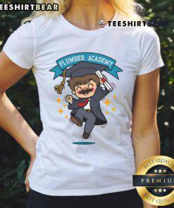 Good Plumber Academy Before The Quest Ladies Tee showcasing a stylish graphic design for plumbing enthusiasts.