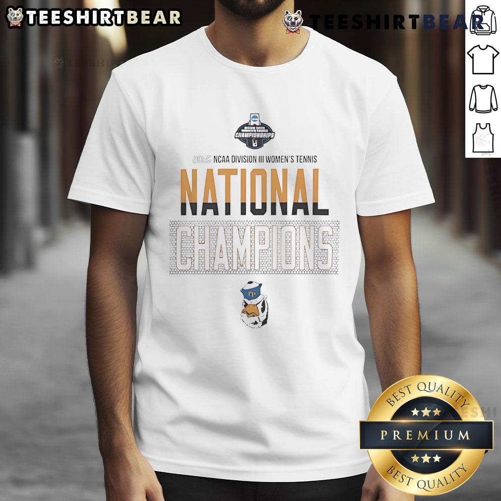 Good Pomona-Pitzer 2025 NCAA D3 Women's Tennis National Champions T-Shirt featuring a vibrant design and school colors.