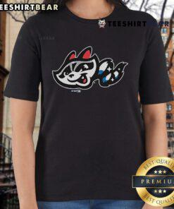 Good Rocket City Trash Pandas Royal Home Ladies Tee featuring vibrant design for fans of the Rocket City Trash Pandas.