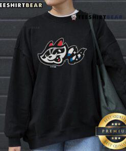 Good Rocket City Trash Pandas Royal Home Sweatshirt showcasing team logo and vibrant colors for fans.