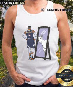 Alt Text: Good Russell Westbrook mirror GOAT Denver tank top featuring bold graphics and a stylish design for basketball fans.