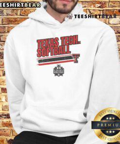 Good Texas Tech Softball Women's College World Series Stripe Hoodie featuring team colors and logo, perfect for fans.