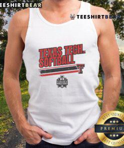 Good Texas Tech Softball Women's College World Series stripe tank top, perfect for fans and summer sports events.