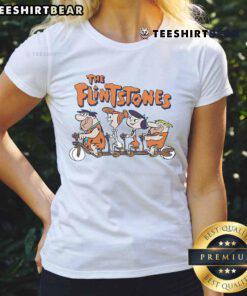 Good The Flintstones Cartoon Ladies Tee featuring vibrant characters from the classic animated series, perfect for fans.