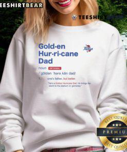 Good Tulsa Golden Hurricane Dad definition sweatshirt, showcasing team spirit and comfort for sports fans.