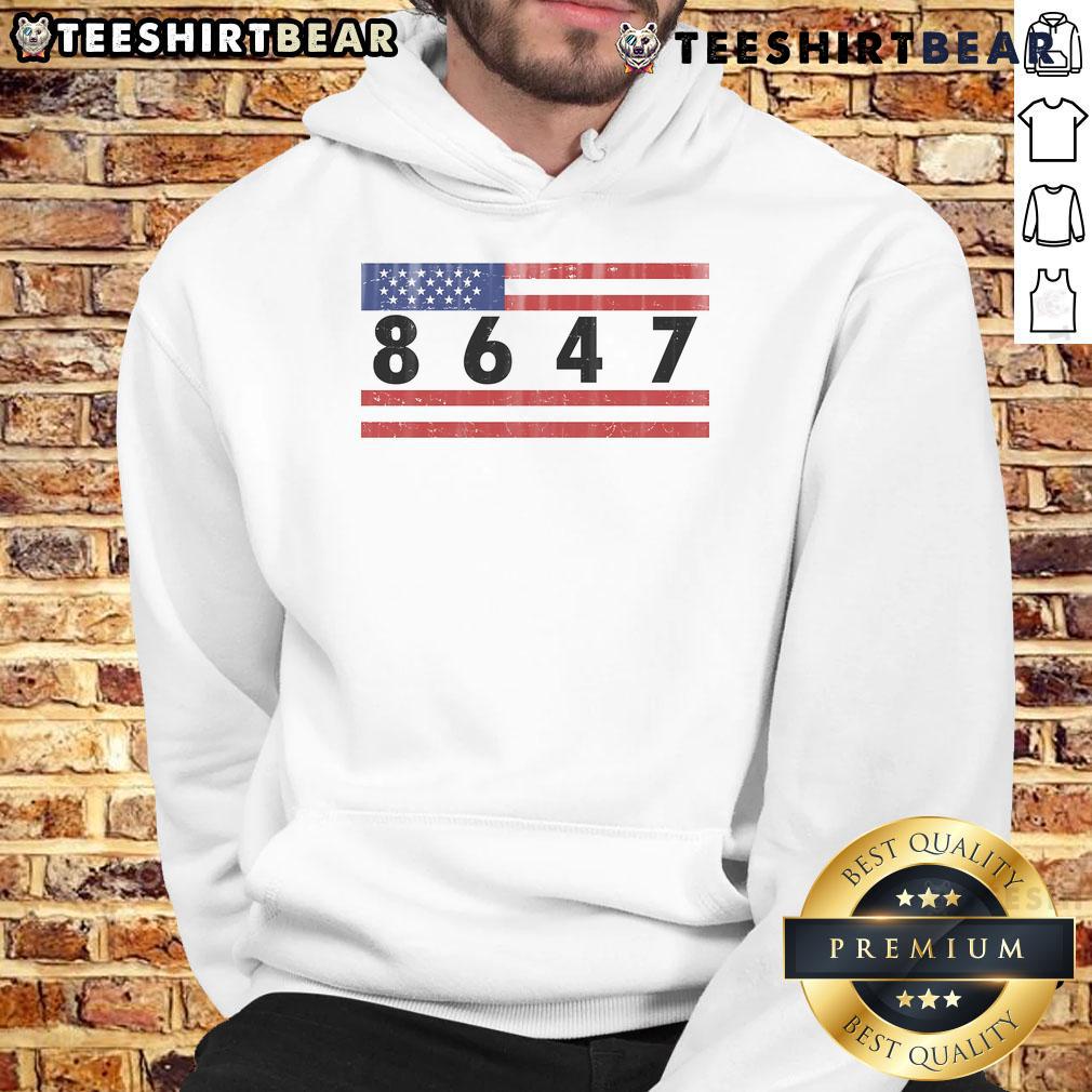 Hot Anti-Trump Impeach hoodie featuring the 47th President US flag design, perfect for political activism and fashion.