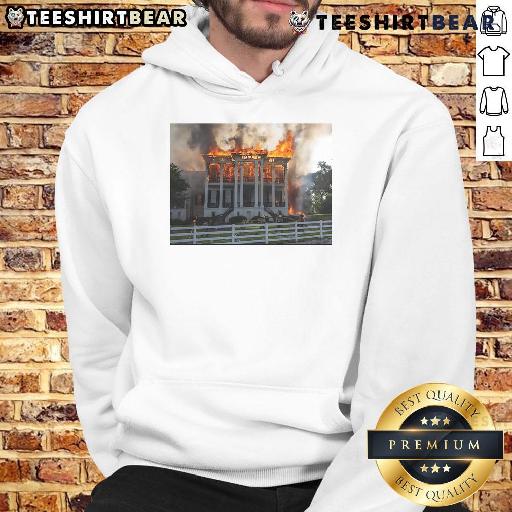 Alt Text: Stylish Hot Nottoway Plantation Fire Hoodie featuring a vibrant design, perfect for cozy outdoor adventures.