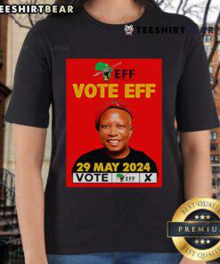 Stylish Hot Vote EFF Ladies Tee showcasing vibrant design for supporters of the Economic Freedom Fighters movement.
