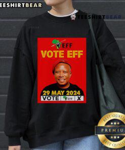 Hot Vote EFF Sweatshirt featuring bold graphics, perfect for supporters of the Electronic Frontier Foundation.