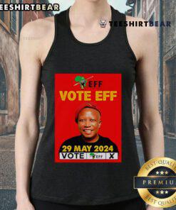 Stylish Hot Vote EFF Tank Top featuring bold graphics, perfect for showing support at events and rallies.