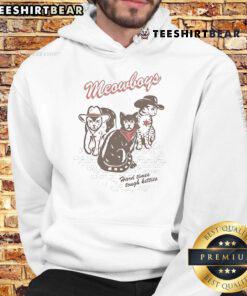 Cool Nice Joywave Meowboys Tough Kitties hoodie featuring a playful cat design, perfect for cozy style and feline lovers.