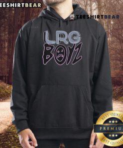 Nice LRG Sadboyz Written Hoodie in black, featuring bold white lettering and a stylish, comfortable fit.