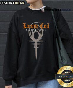 Nice Lacuna Coil Comalive Milan sweatshirt featuring stylish design, perfect for fans of the band and cozy fashion.