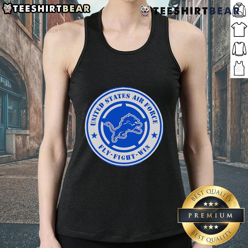 Military Appreciation Night tank top featuring Nice Lions design for United States Air Force supporters.