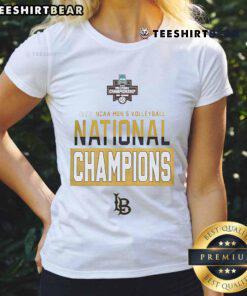 2025 NCAA Men's Volleyball National Champions Long Beach State Ladies Tee showcasing team pride and victory.