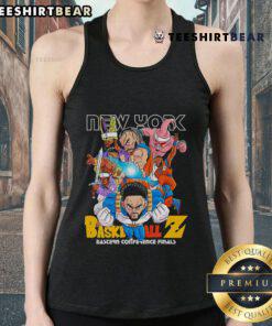 Nice New York Basketball Eastern Conference Finals Dragon Ball tank top featuring vibrant graphics and sporty design.
