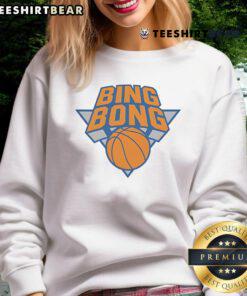 Cozy Nice New York Knicks Bing Bong Sweatshirt featuring vibrant team colors and logo, perfect for fans.