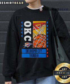 2025 Nice Oklahoma City Thunder Basketball Ballin Sweatshirt featuring team colors and logo for fans and athletes.