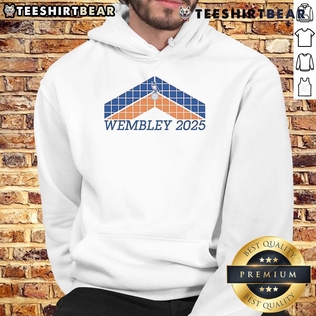 Nice Owl Wembley 2025 logo hoodie featuring a stylish design and vibrant colors, perfect for fans and fashion lovers.