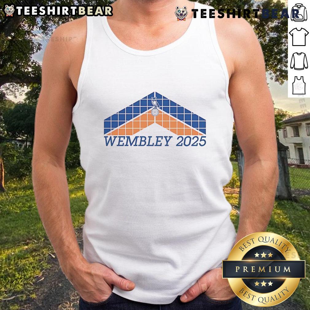 Alt Text: Nice Owl Wembley 2025 Logo Tank Top featuring a stylish owl design, perfect for casual summer wear.