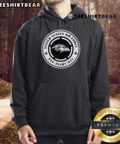 Nice Ravens United States Air Force Military Appreciation Night Hoodie featuring a stylish design and veteran tribute.