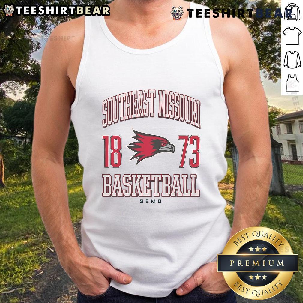 Nice Southeast Missouri State Redhawks basketball tank top for fans, featuring team colors and logo design.