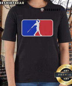 Nice The Natural Baseball Logo Ladies Tee featuring a stylish design perfect for casual wear and baseball enthusiasts.