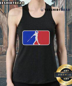Stylish Nice-The-Natural Baseball Logo Tank Top featuring a vibrant logo, perfect for casual summer wear.