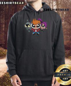Nice The Planetpuff Express Futurama Hoodie featuring vibrant colors and iconic characters from the show.