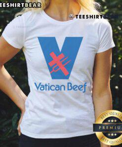 Women's Nice Vatican Beef Tee featuring a stylish design, perfect for casual wear and beef lovers.